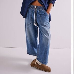 NWOT Free People Easy Peasy Pull On Jeans, S